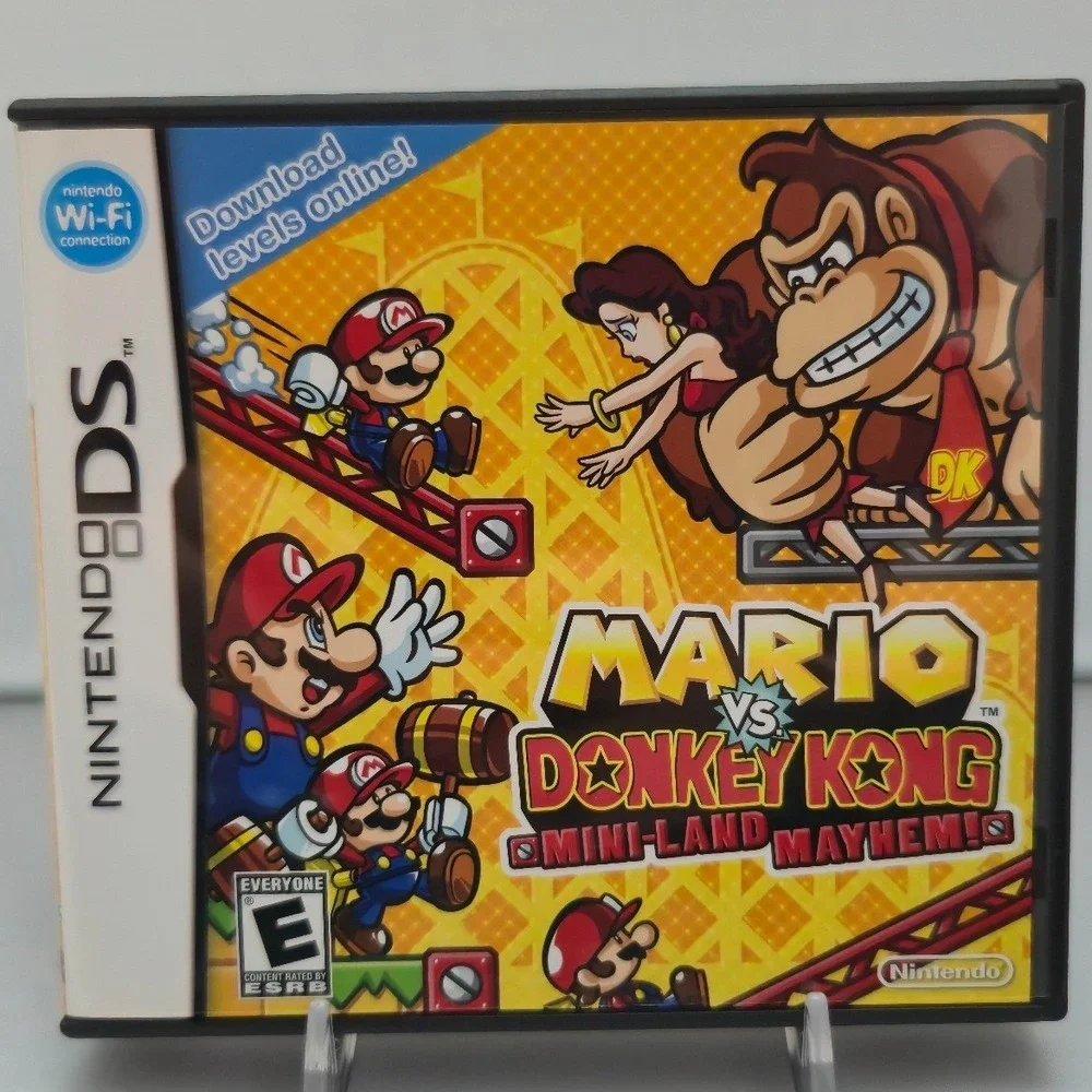 Mario vs Donkey Kong Mini-Land Mayhem - Nintendo DS -‎ Complete CIB Tested